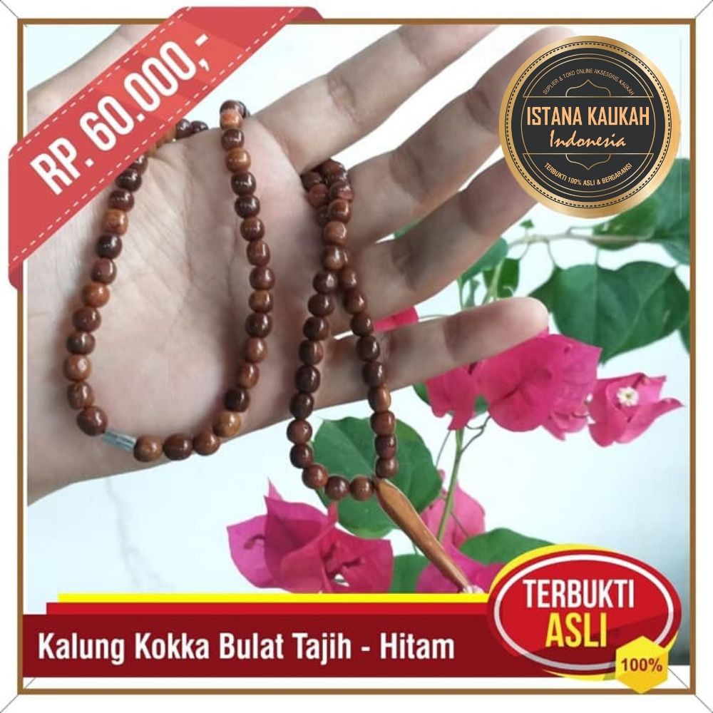 Kalung Kaukah Asli, Kalung Kokka Motif Bulat Tajih - Istana Kaukah