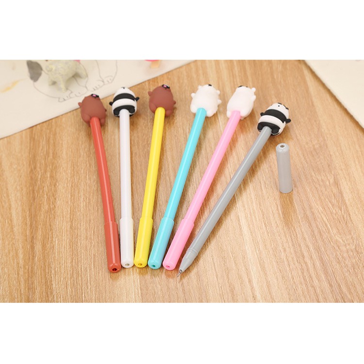 

Selusin Pena Beruang Friends / Pulpen Bare Bear Friends