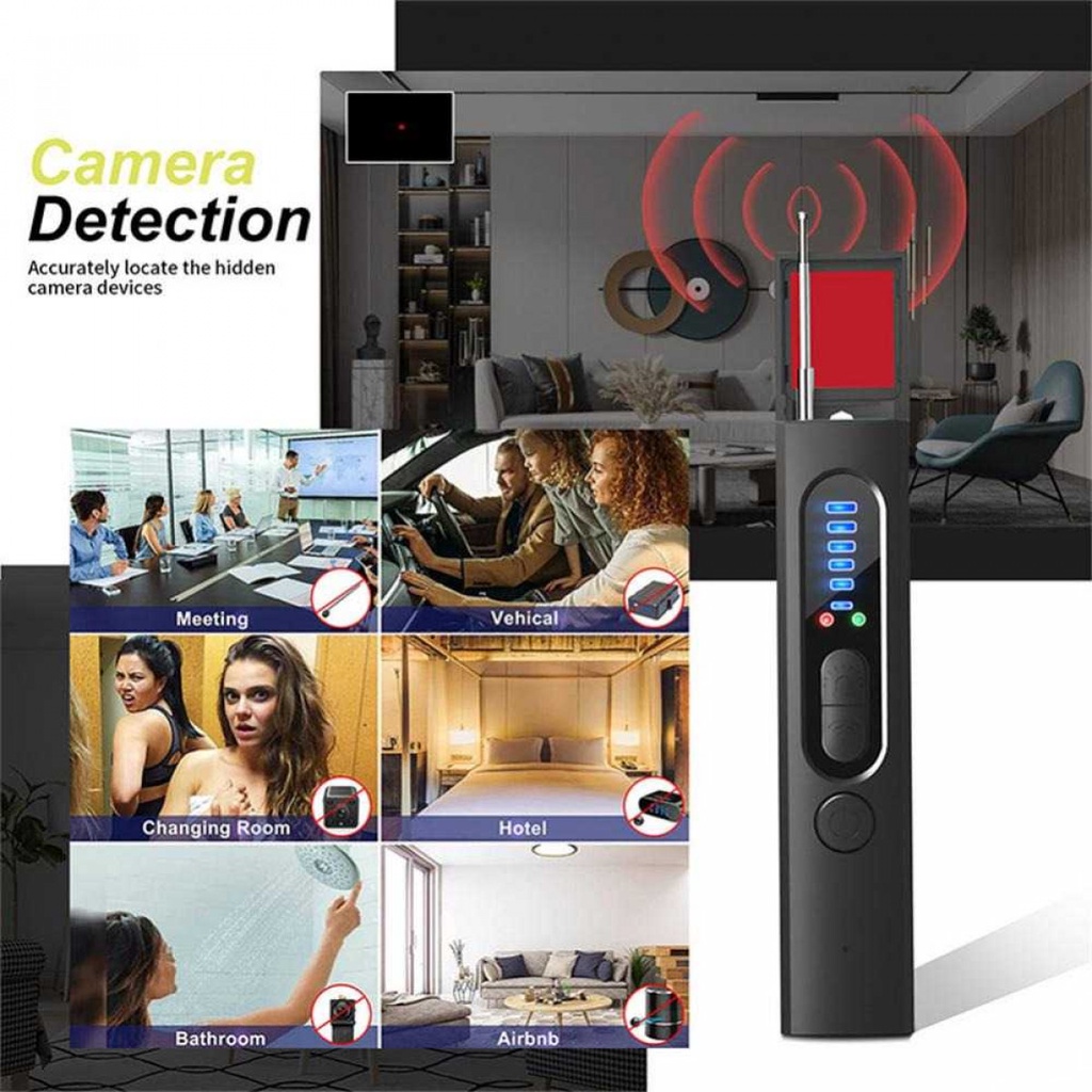 Detektor Kamera Tersemmbunyi Penyadap Spy Hidden Camera Detector 400mAH