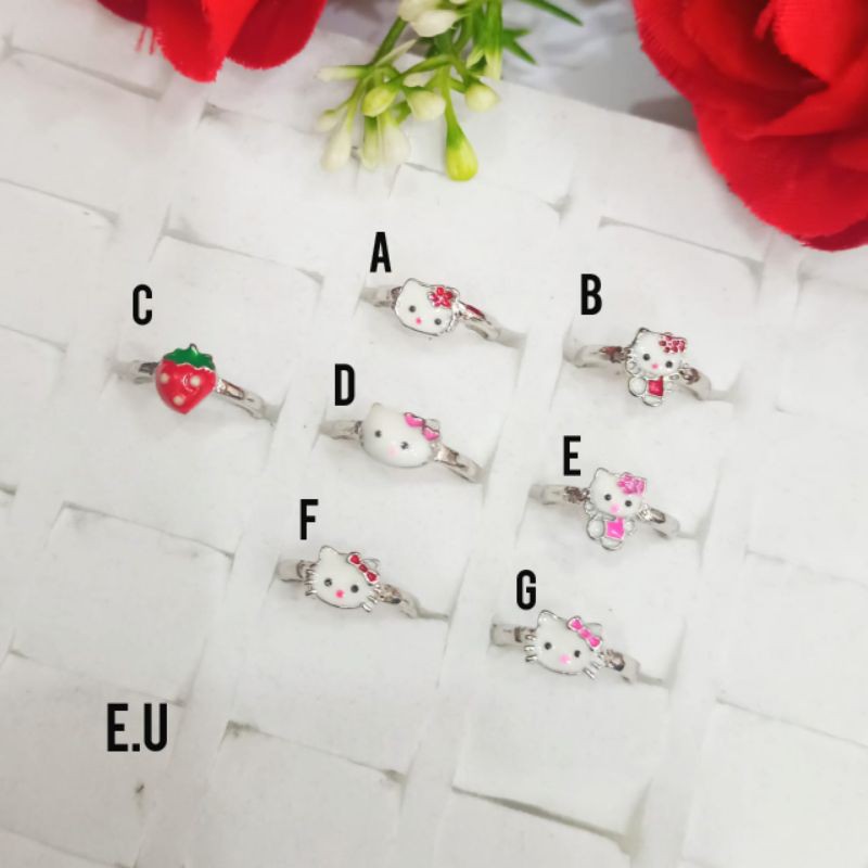 CINCIN CANTIK ANAK ANAK MOTIF HK PILIHAN MODEL DAN BENTUKNYA LAPIS EMAS 22K TIDAK MUDAH PUDAR