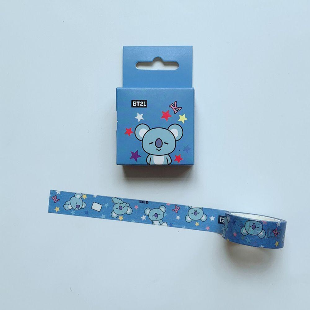 R-flower Washi Tape Aman Dan Tidak Beracun Butter Album Terkait Bahan Kertas Washi Stiker BT21