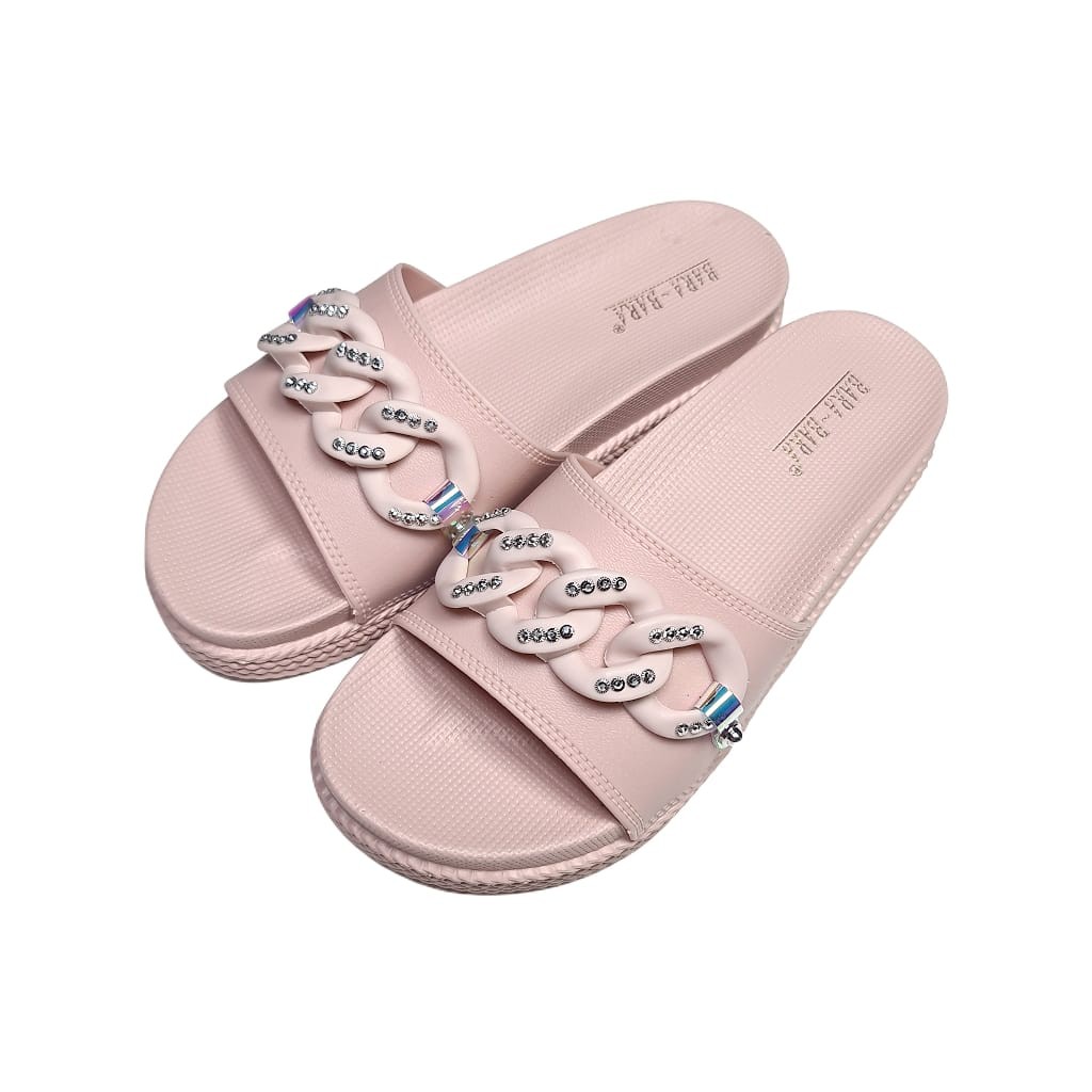 BARA BARA ORIGINAL jelly sandal karet empuk murah wanita selop import barabara cewek JSL895V-35WB