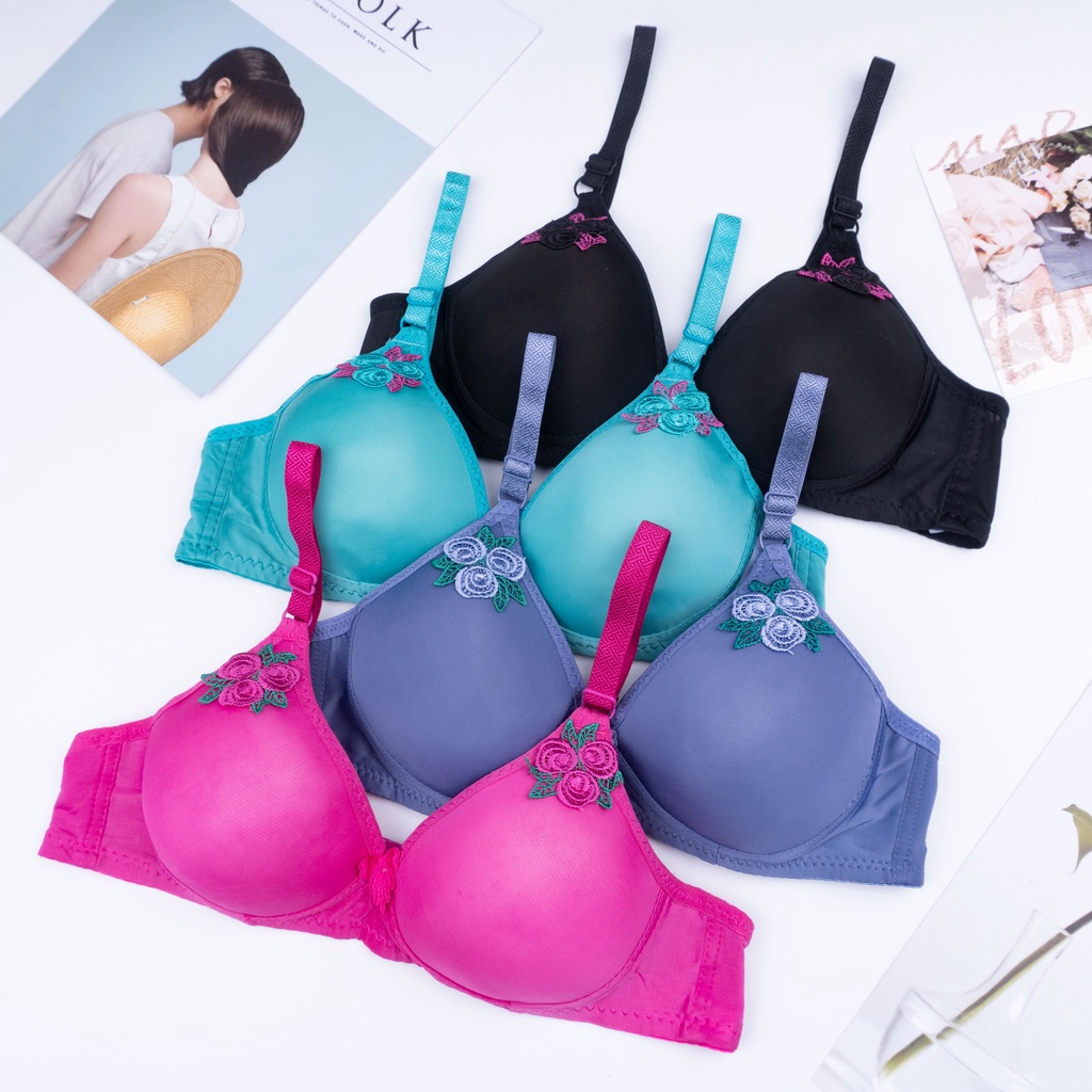 VS - BH XIANG CAO BH BUSA TANPA KAWAT KANCING BRA DEWASA GOOD QUALITY SIZE BESAR