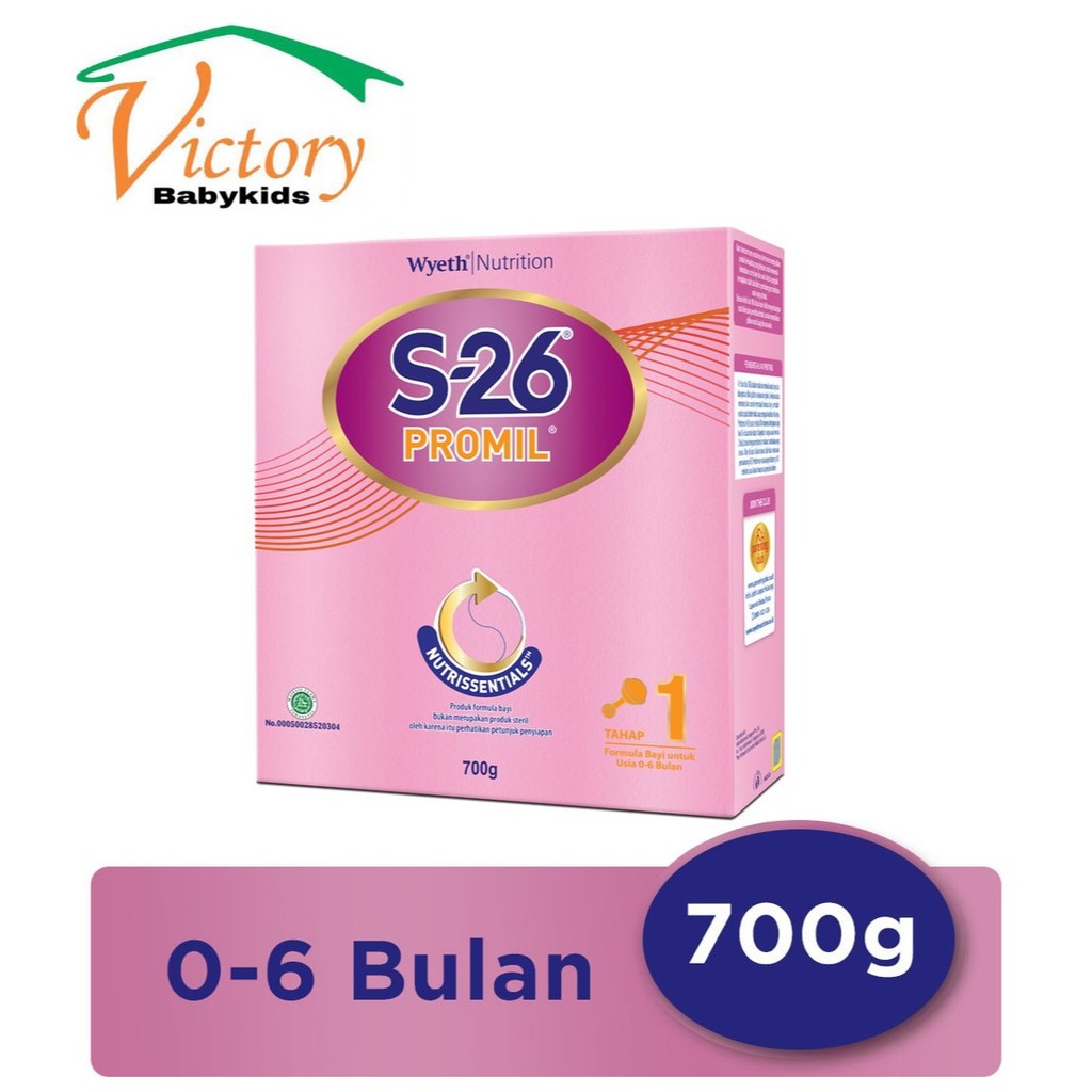 S-26 Promil 1 700gr - Susu Formula Bayi 0-6 Bulan