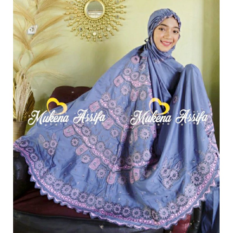 MUKENA BORDIR PADANG MUKENA DEWASA BORDIR PUNGGUNG