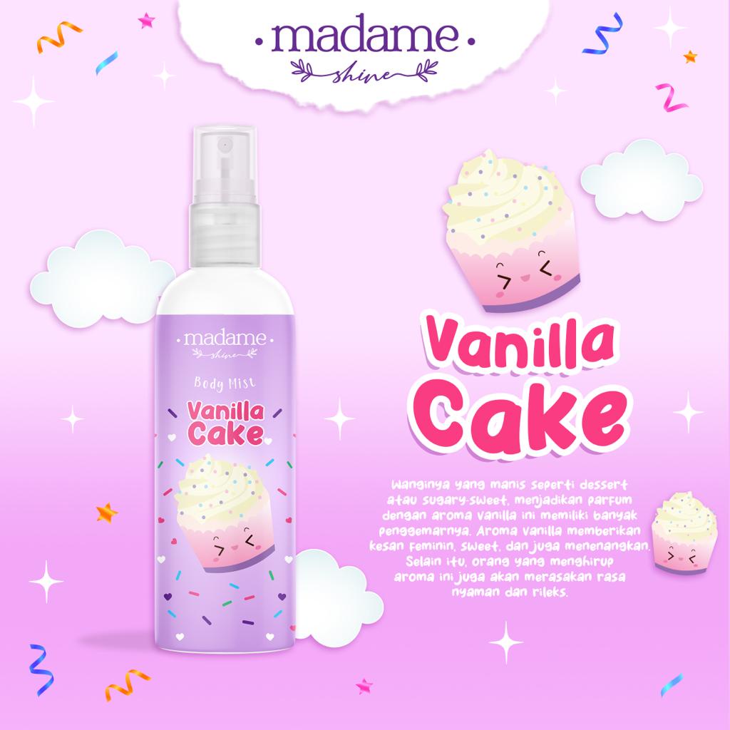 ✅(MADAME-SHINE) BODYMIST DESSERT SERIES 100ML