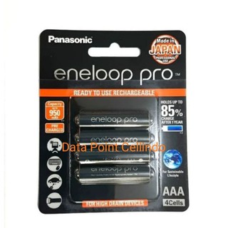 Baterai Panasonic Eneloop Pro A3 / Battery rechargeable AAA 950mAH 4pcs ORIGINAL 100%