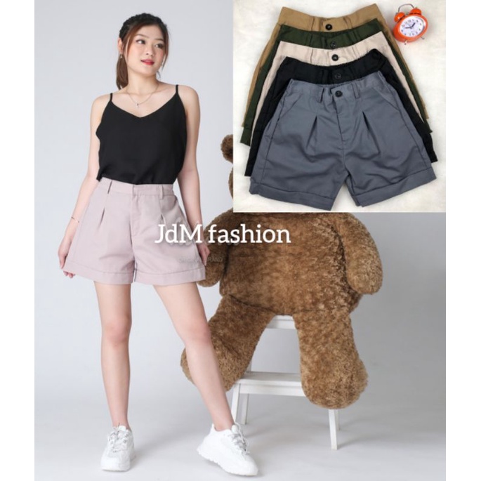 Hot Pants American  Celana Pendek Wanita Style Korea Terbaru dan Kekinian