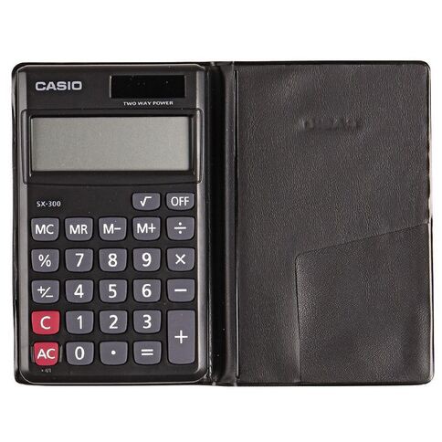 

CASIO CALCULATOR KALKULATOR SX 300 SX-300 SX300 VALUE SERIES DOMPET SOLAR POWERED 8 DIGIT POCKET
