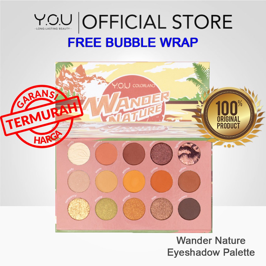 YOU Colorland - Wander Nature Eyeshadow Palette