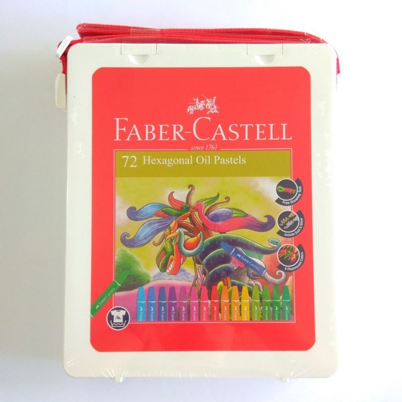 

Crayon Oil Pastels Hexagonal Faber Castel 72 Color/Krayon Minyak