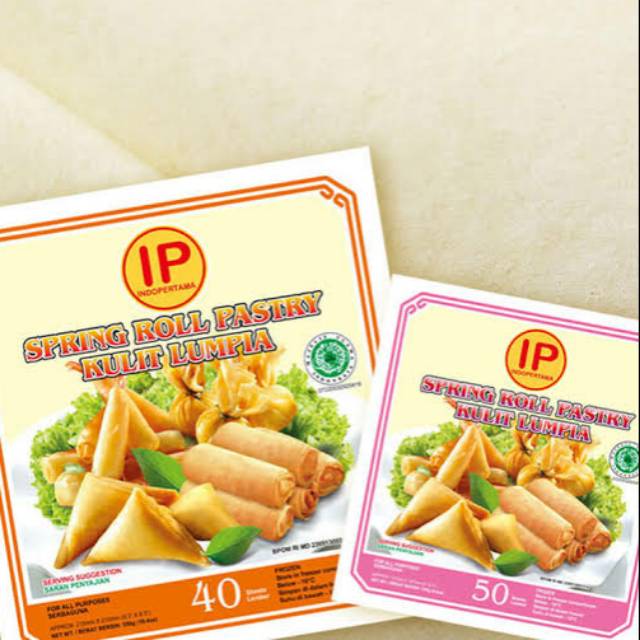IP indopertama kulit lumpia spring roll pastri besar isi 40/ kecil isi 50