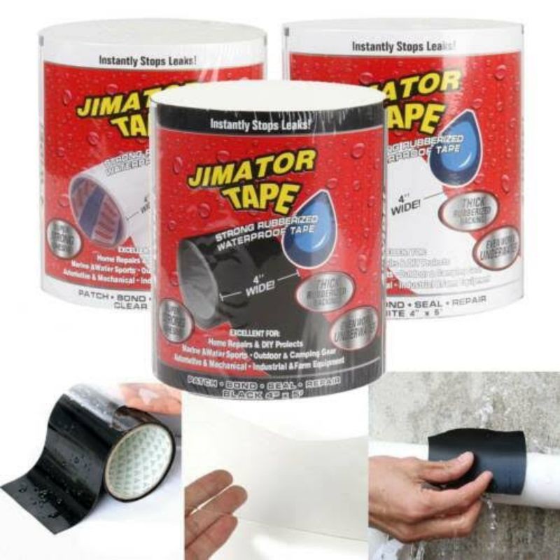 JIMATOR TAPE 4&quot; x 1.5M ISOLASI AJAIB LAKBAN SUPER ANTI AIR WATERPROOF