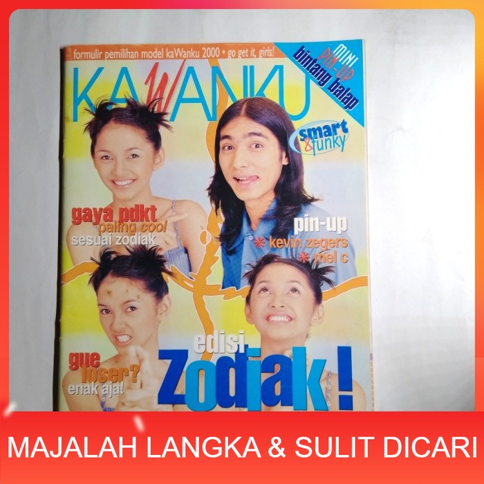 Majalah KAWANKU No.37 Mar 2000 Cover ROBERTINO & PUTI Langka