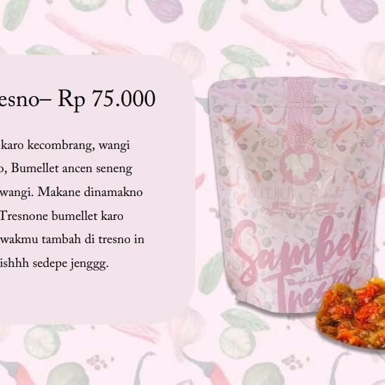 

SAMBAL BU DJUI X BUMELLET READY STOK