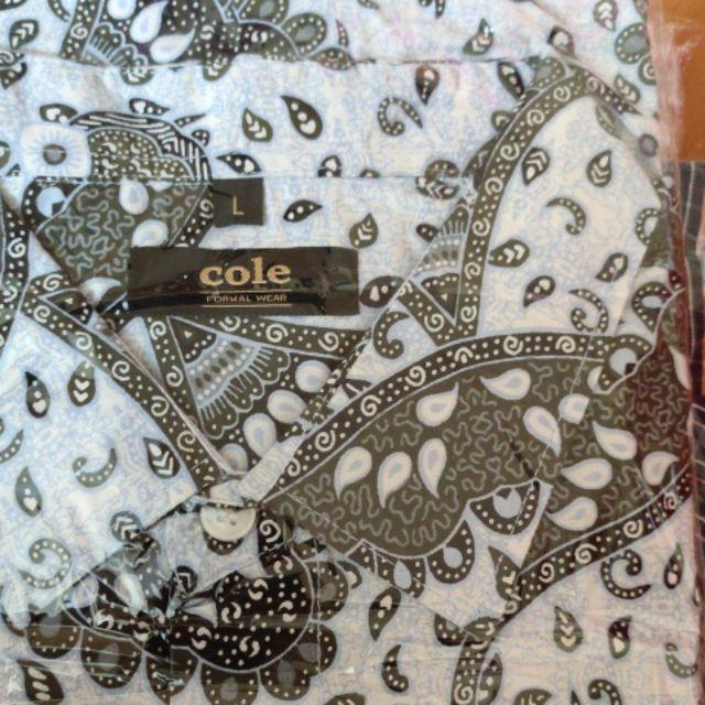 [hal. 1 Dr 2] Kemeja Batik Pria Merk Cole Original Branded Matahari Fulltag.