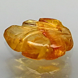 Natural Golden Yellow Tourmaline Leaf Carving 0.90Ct TM099