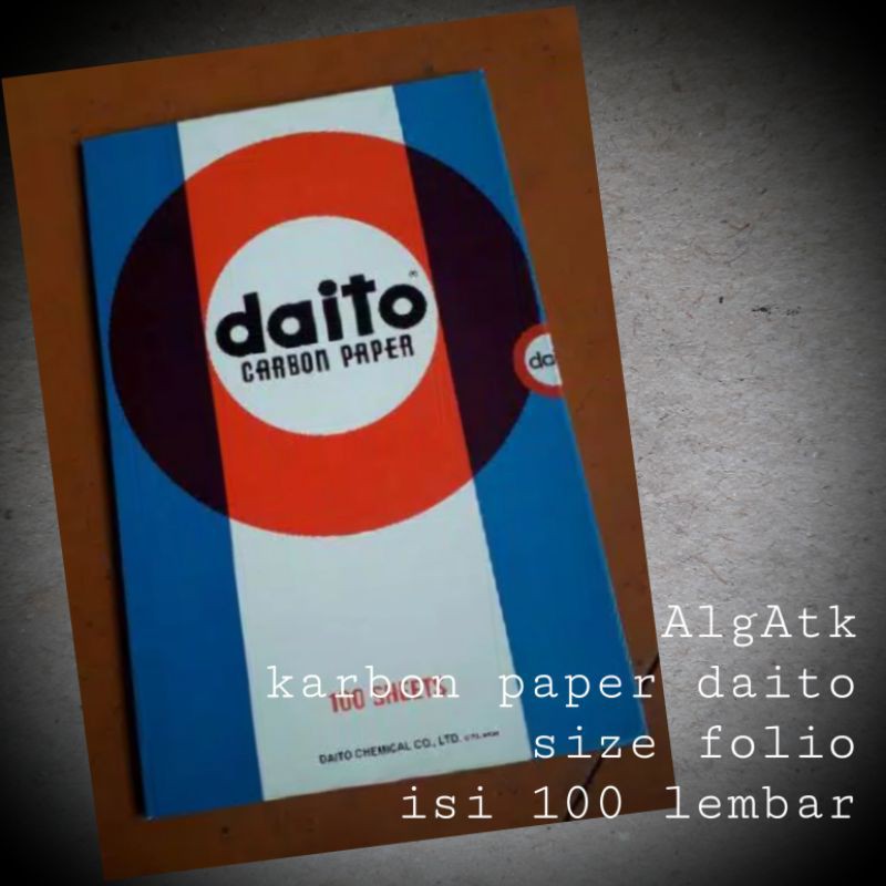 

Karbon Paper Folio Daito isi 100 lembar