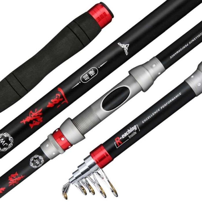 Joran Pancing Laut Zhenyi JW Antena Telescopic Carbon Fiber 300cm