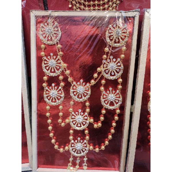 kalung penganten motif Bros bintang