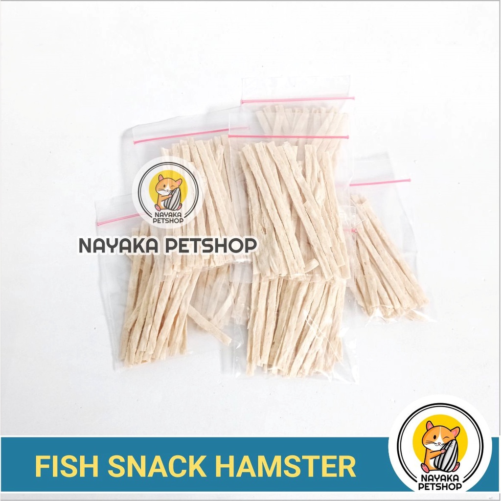 Fish Snack Hamster Cemilan Sugar Glider Ikan Makanan Extra Food Pakan