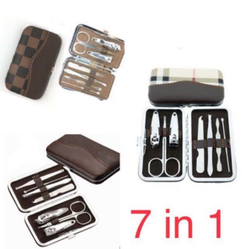 GUNTING KUKU MENICURE DAN PEDICURE SET 7IN1