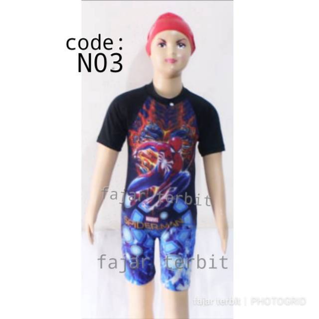 Baju renang anak gambar baju diving anak Laki karakter Baju renang anak gambar baju diving anak Laki karakter