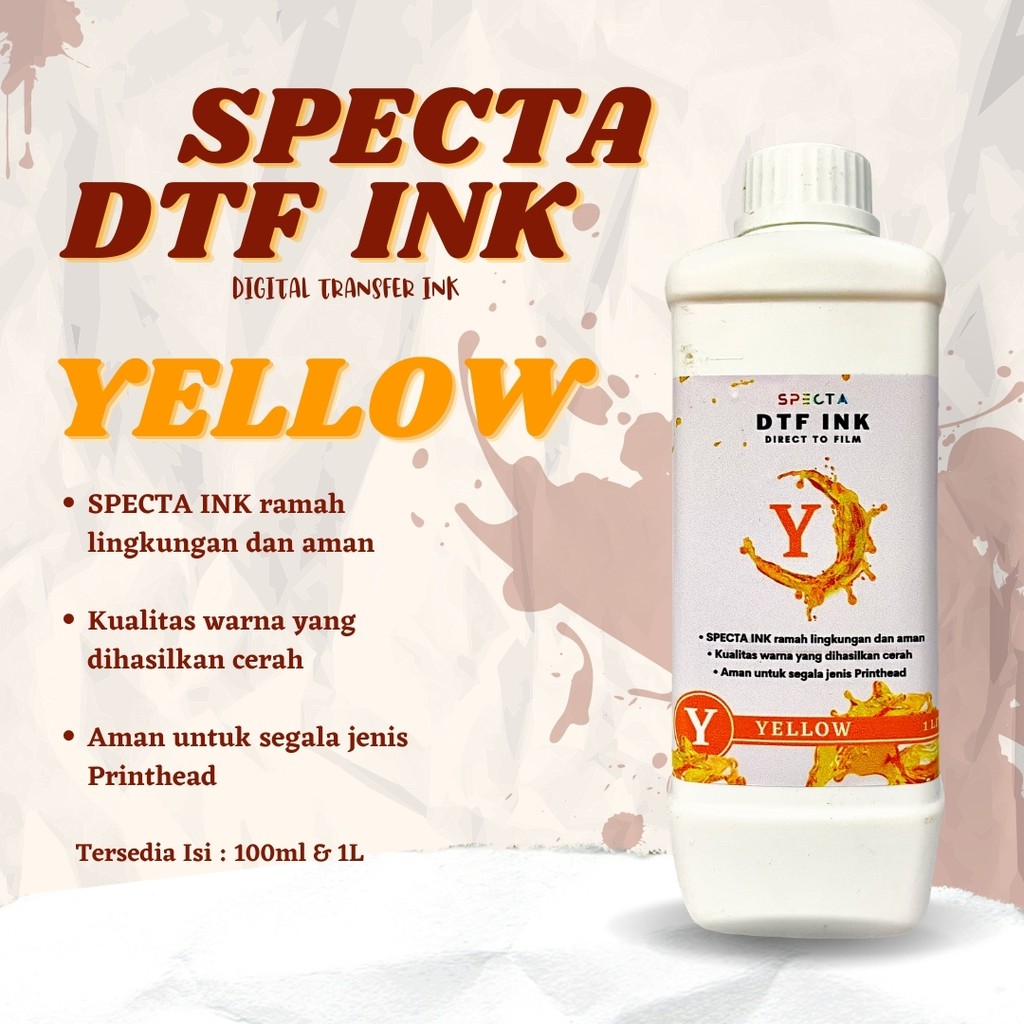 SPECTAFLEX TINTA DTF DIGITAL TRANSFER FILM  1 LITER TINTA CMYK