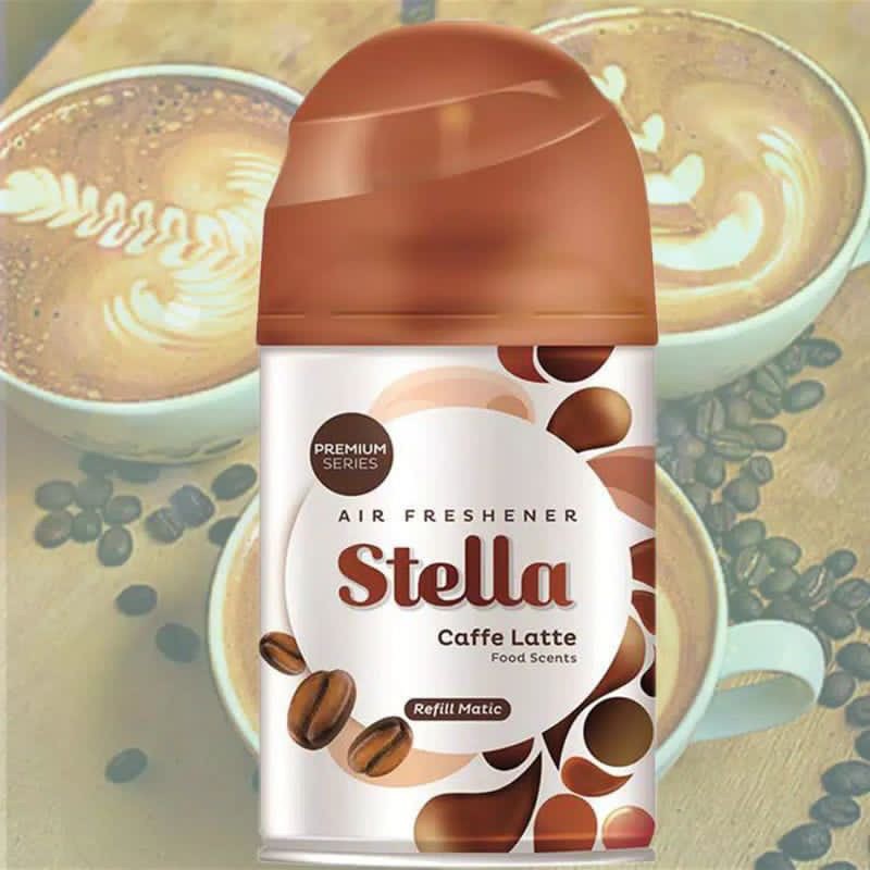 Stella reffil matic spray 225 ml / isi ulang stella matic box Premium - Caffee Latte 225ml