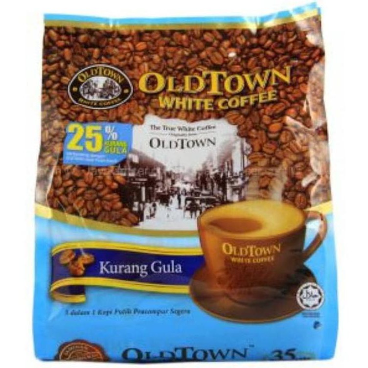 

OLDTOWN White Sugar 3in1 Less Sugar - Kopi Putih Premix Instan Old Tow