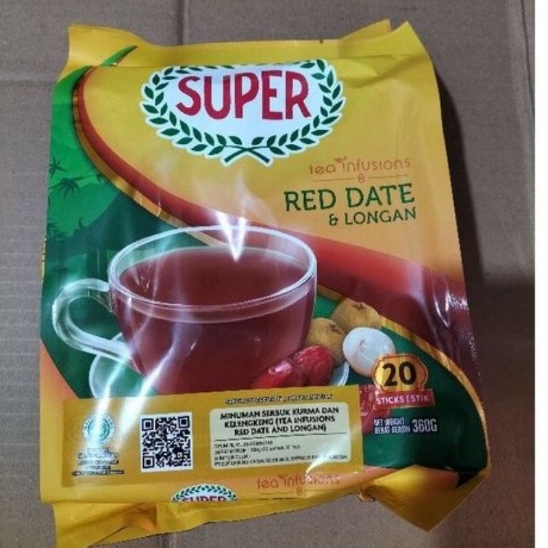 

Super Instant Red Date dan Longan Tea / Teh Kurma Merah / Angco Teh isi 20