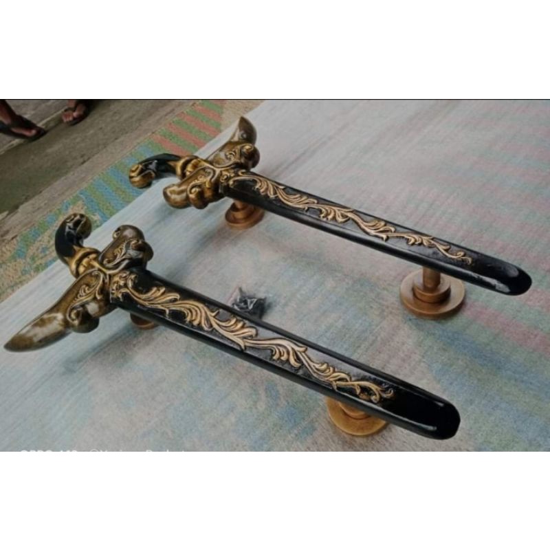 Jual Gagang Pintu Keris Unik Panjang 50 Cm Tarikan Pintu Keris Handel