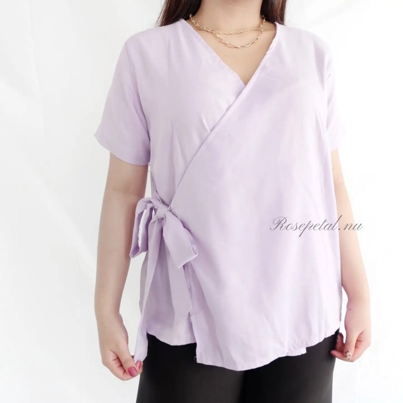 kiyo kimono top / kimono lilac / blouse kimono / top blouse tali