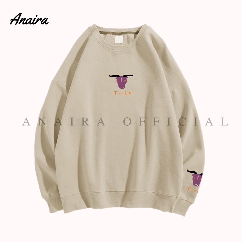 TAURO SWEATER CREWNECK WANITA ANAIRAOFFICIAL