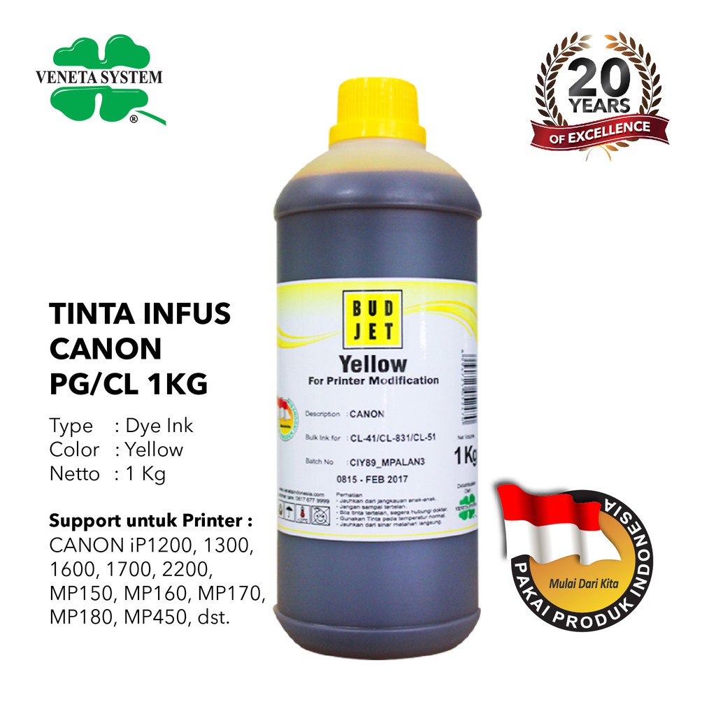 TINTA INFUS / CISS PG / CL BLACK / COLOR 1 KG