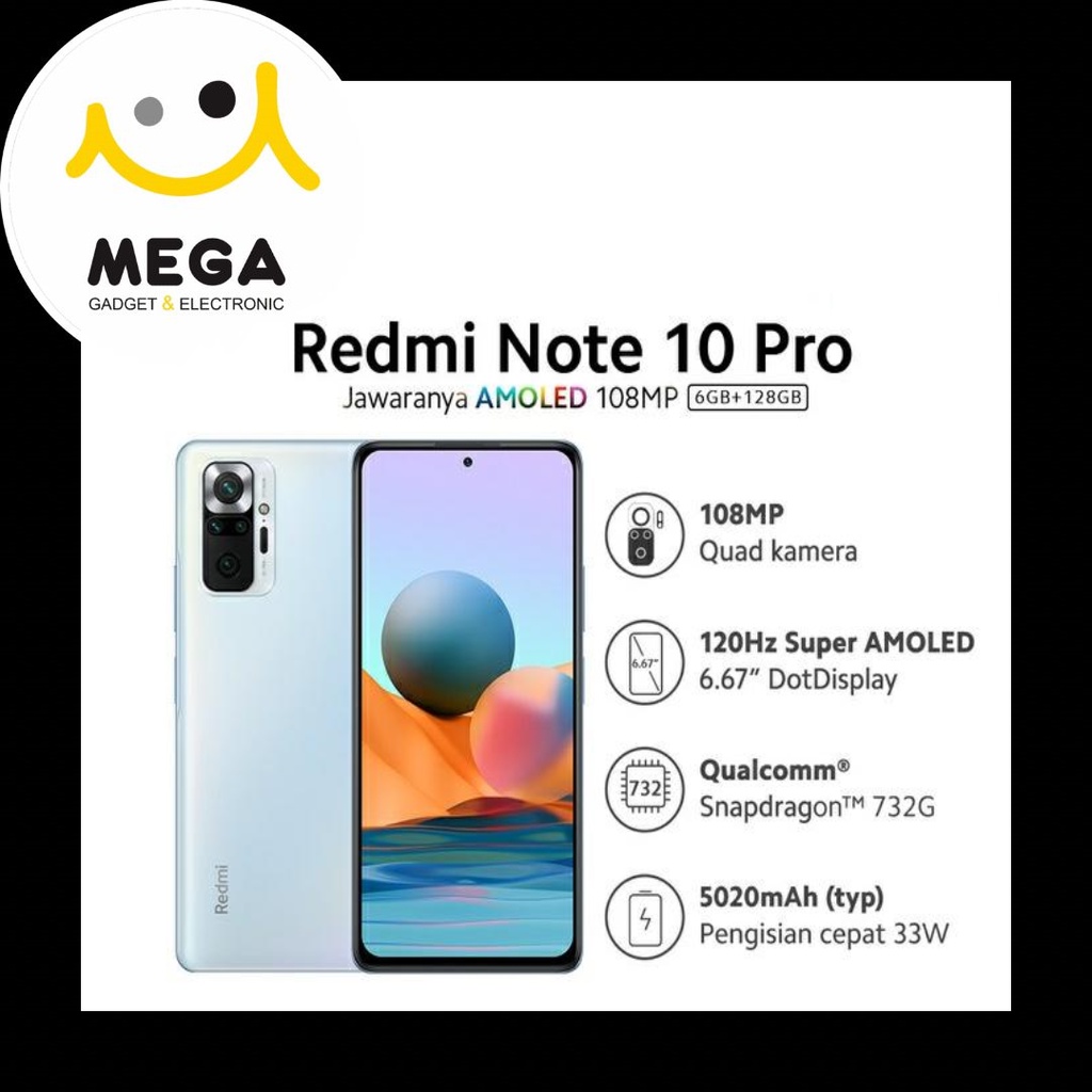 Xiaomi Redmi Note 10 Pro 6GB + 128GB Garansi Resmi Xiaomi Indonesia-1