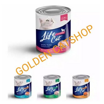 MAKANAN BASAH LIFE CAT KALENG (CANE) 400gr/LIFECAT CAN