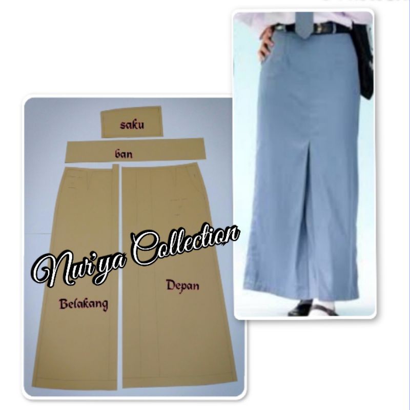 pola rok SMA panjang