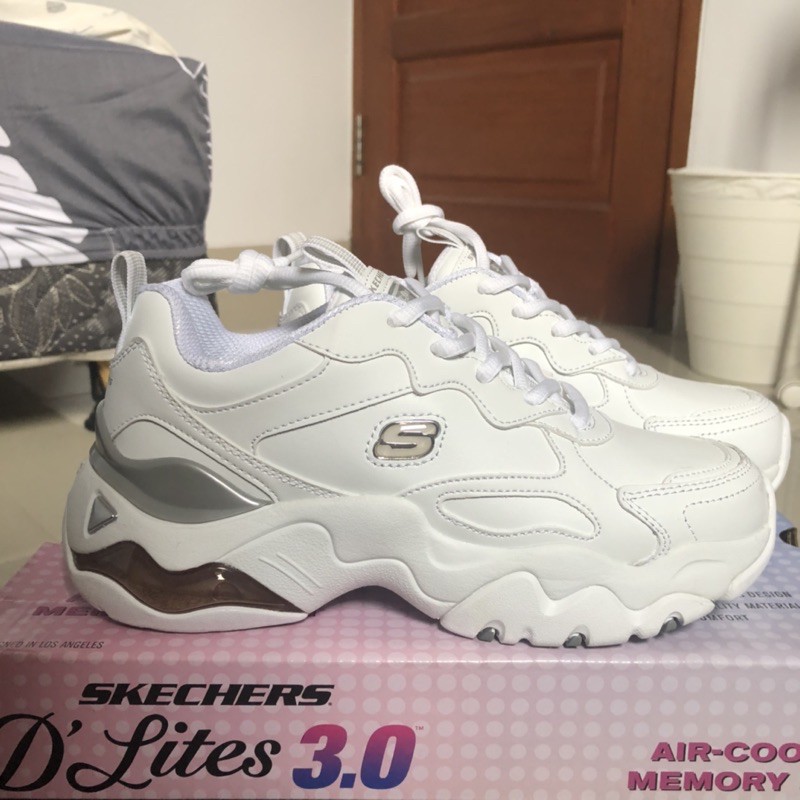NEW Skechers D'Lites 3.0 Air Golden Rules Sneakers Shoes