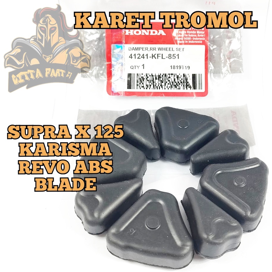 KARET TROMOL HONDA AHM KUALITAS ASLI ORIGINAL HONDA AHM PRESISI TIDAK LONGGAR AWET DAN DIJAMIN MANTAP SUPRA X 125 KARISMA REVO ABS BLADE