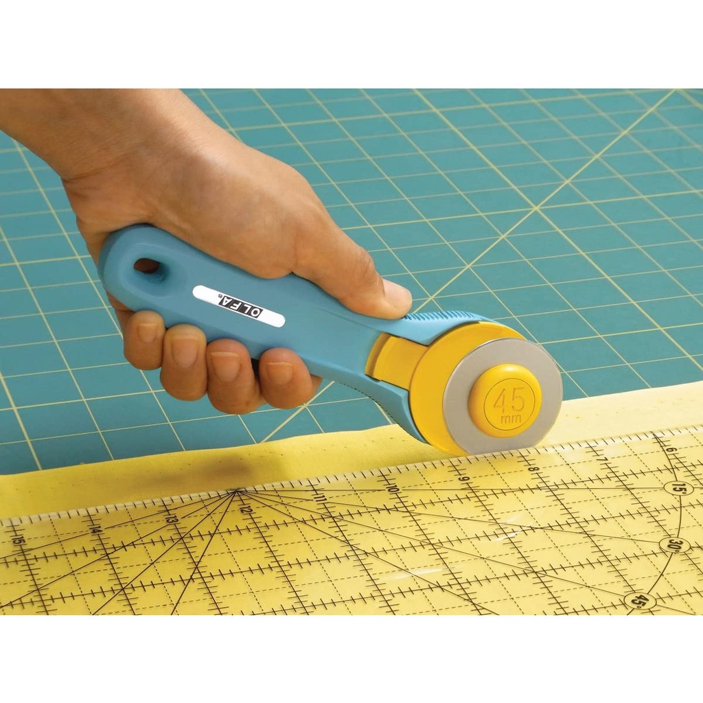 

OLFA RTY-2/C Alat Pisau Potong Kain Rotary Cutter 45 mm Splash Aqua 45mm