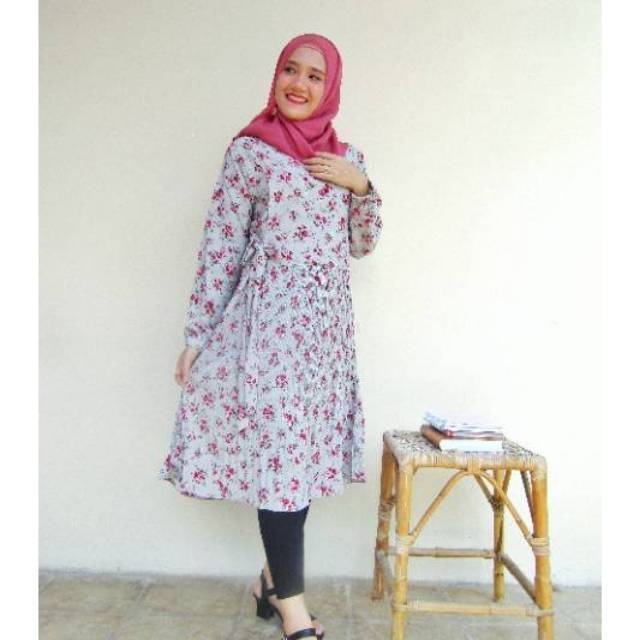 TUNIK FLORAL HANIA/ TUNIK MODEL HANBOK KOREA