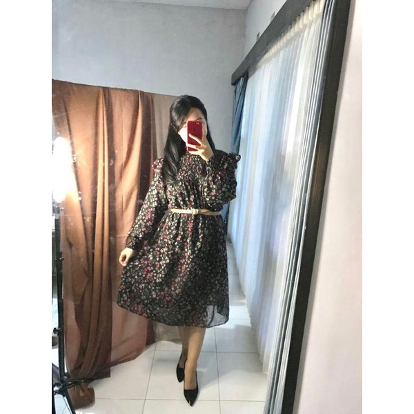 Tunik Motif / Dress / Outfit Kondangan