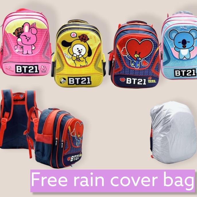 Best Seller Tas Sd Bt21/ Tas Ransel Bt21/ Tas Sekolah Bt21/ Sd Bts/ Tas Kpop Bts