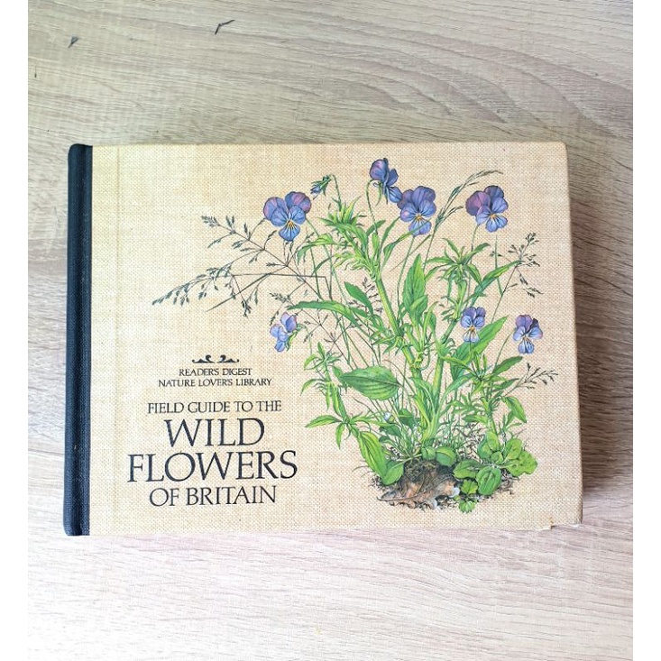 WILD FLOWERS OF BRITAIN buku botanical vintage preloved