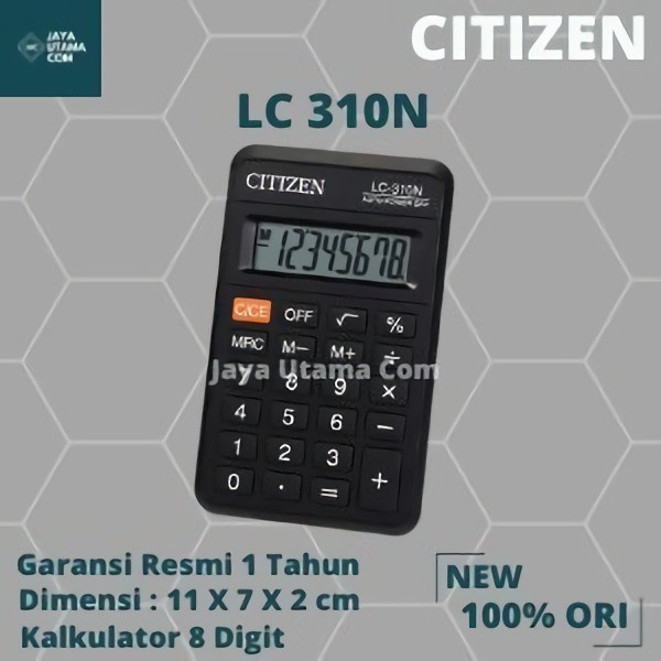 

CODES0X-01 Kalkulator Citizen LC-310 (8 Digit Saku)