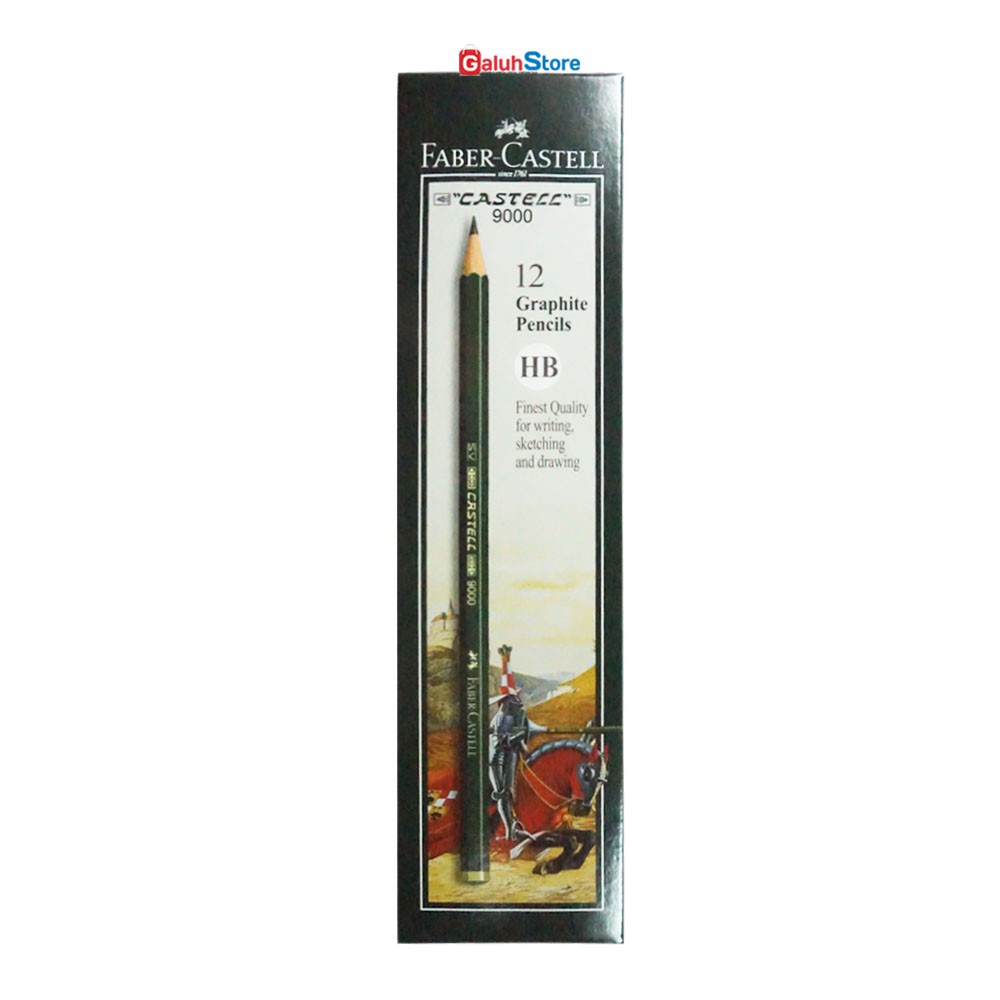 

Faber Castell Pensil Castell 9000 HB 1 Box (12 Pcs)
