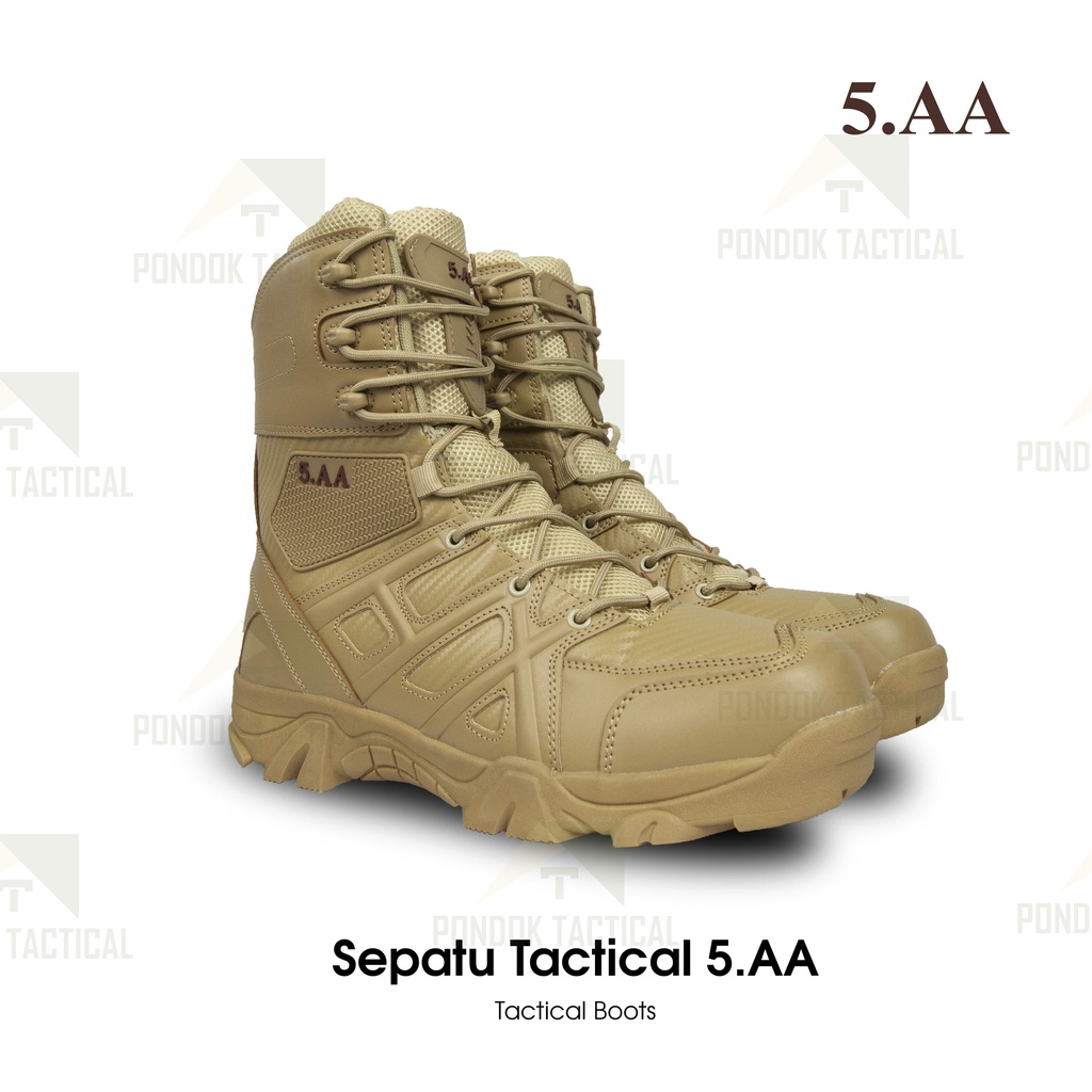 New Stock Sepatu Tactical 5Aa 5.Aa / Sepatu Satpol Pp Pdl 8 Inch Import