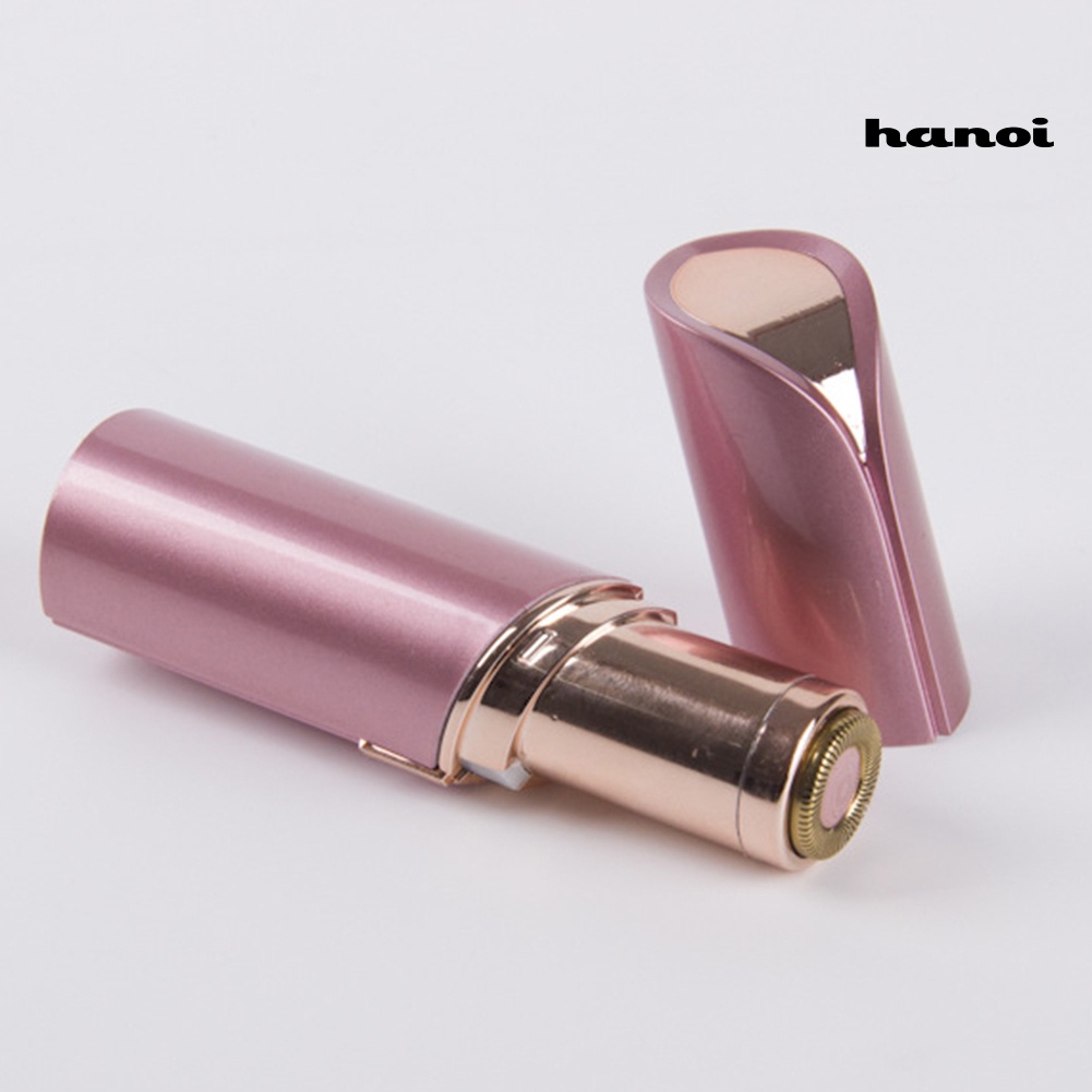 HQTM_Pocket Lipstick Shape Facial Hair Electric Remover Shaver Painless Epilator