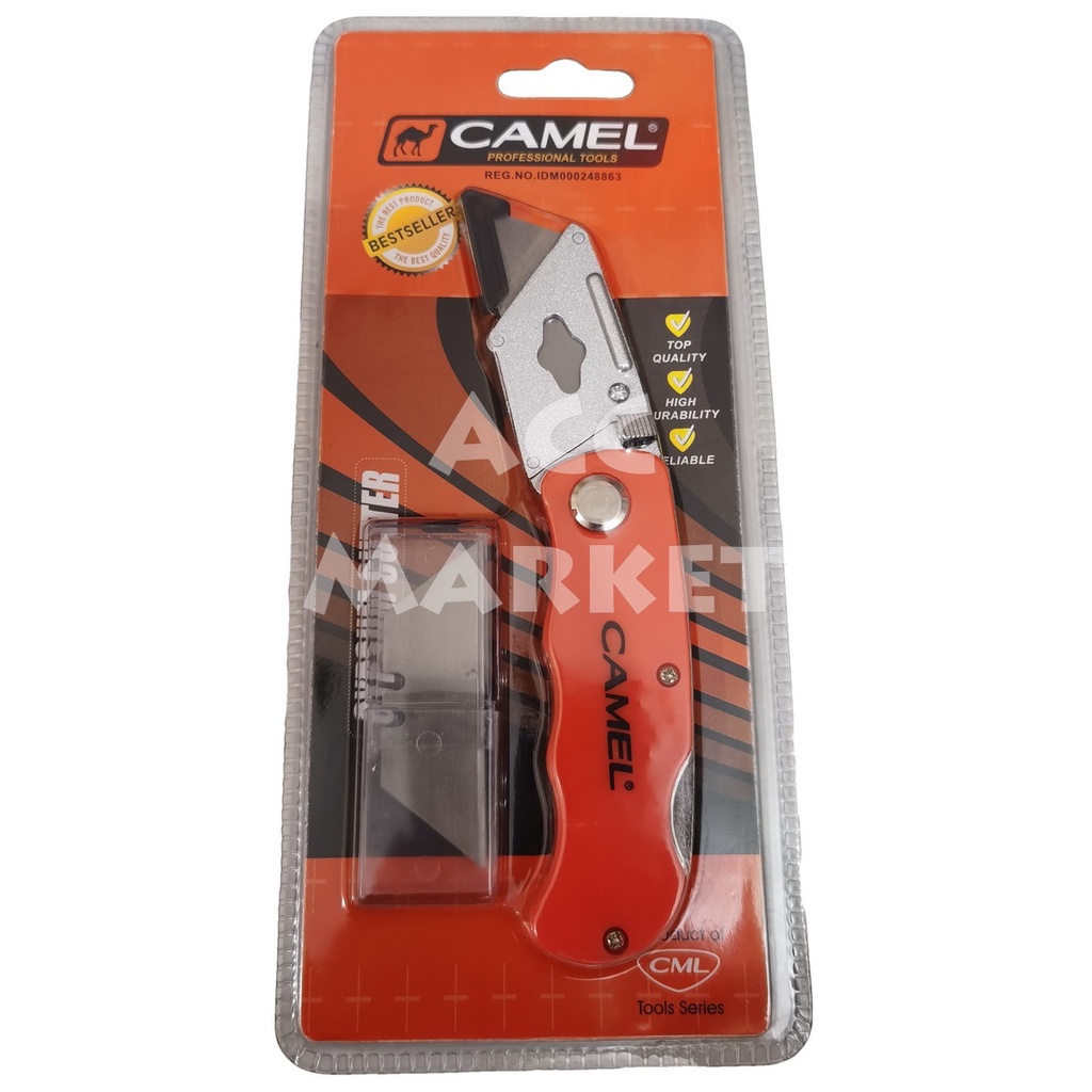 Pisau Cutter Lipat Foldable Knife Kater Gypsum Gipsum GRC